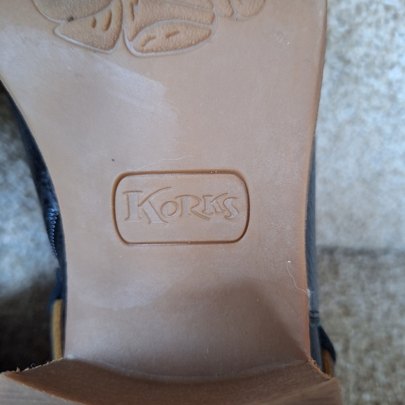 Korks Belaya Black Lace Up Detailing Booties Side Zip Womens Size 8 - Picture 8 of 9